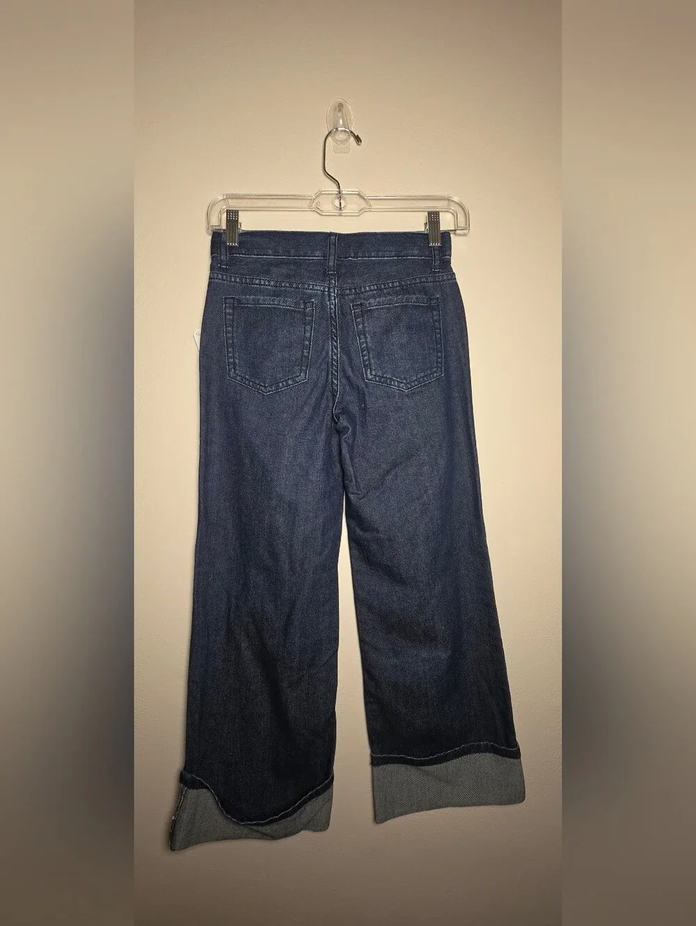 The Children's Place Dark Blue Denim Hello Kitty Jeans with Cream & Pink Accents